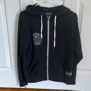 Dirtybird Records Black Zip Up Hoodie Unisex Small